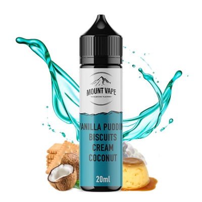 Mount Vape Vanilla Pudding Biscuits Cream Coconut 20ml/60ml Flavor Shot